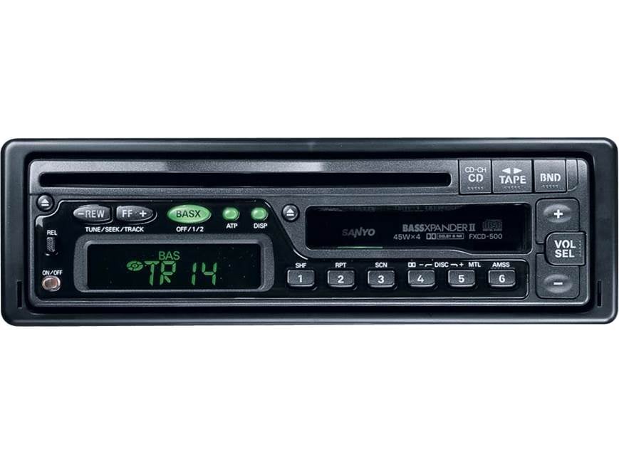 サンヨー SANYO FXCD-500J Sanyo FXCD-500 CD/cassette receiver with CD changer controls at
