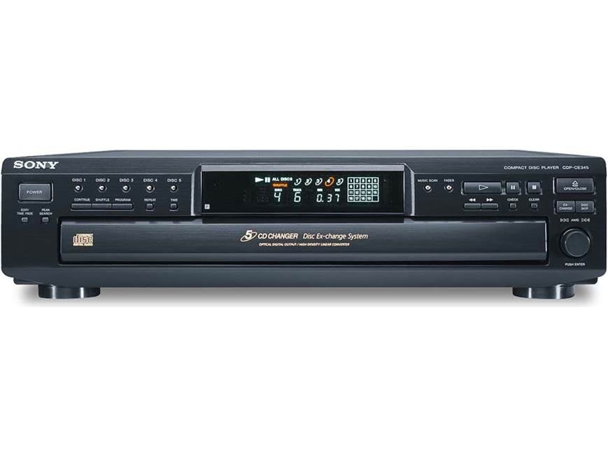 Sony CDP-CE345 5-CD changer at Crutchfield
