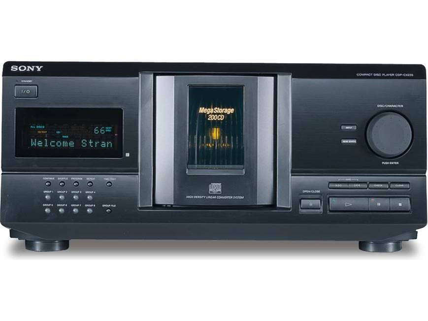 5IN デビューCD Sony CDP-CX235 200-CD changer at Crutchfield