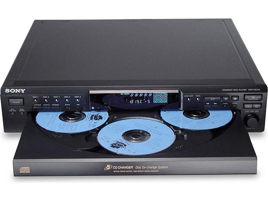 Sony CDP-CE345 5-CD changer at Crutchfield