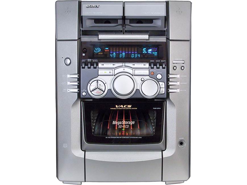 Sony MHC-M100 50+1 CD system at Crutchfield