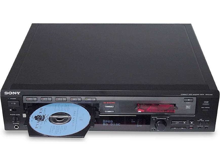 Sony MXD-D5C 5-CD changer/MD recorder at Crutchfield