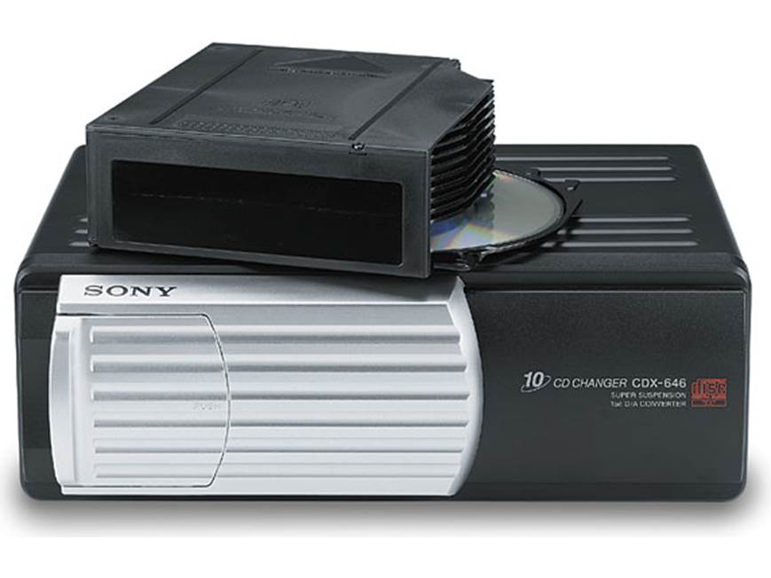 Sony CDX-646 10-disc CD changer at Crutchfield