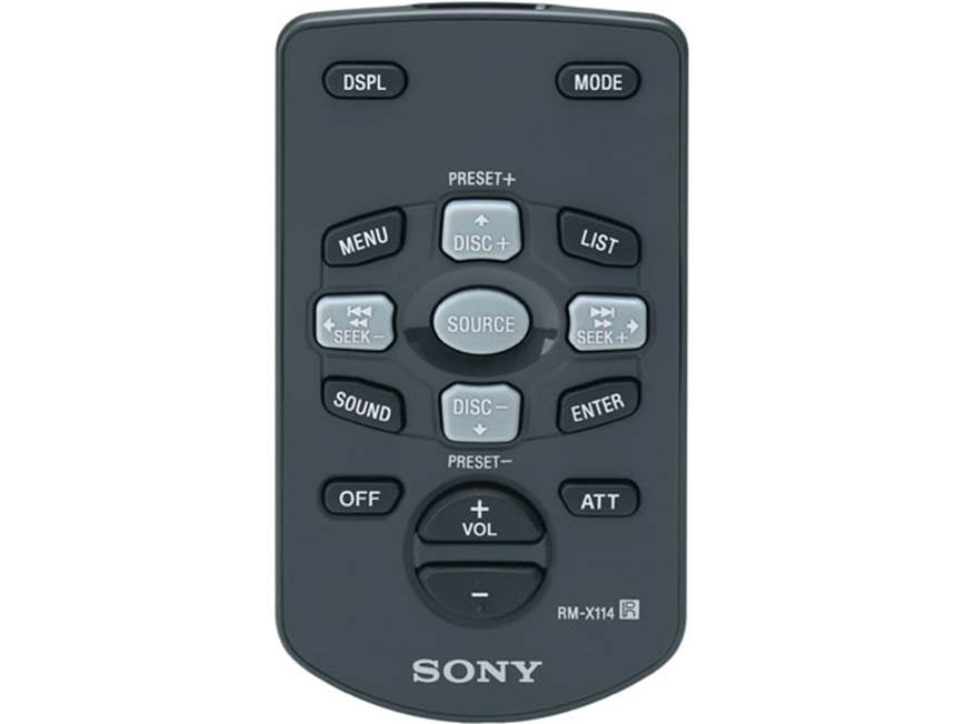 Sony CDX-CA750X CD Receiver with CD Changer Controls at Crutchfield