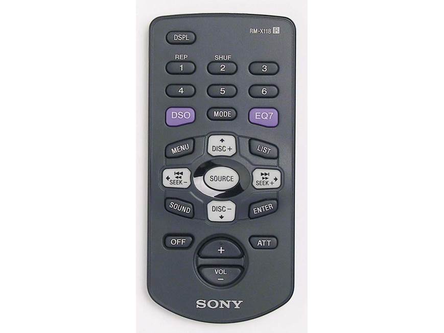 Sony CDX-CA710X CD Receiver with CD Changer Controls at Crutchfield