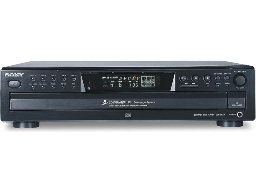 Sony CDP-CE375 5-CD changer at Crutchfield