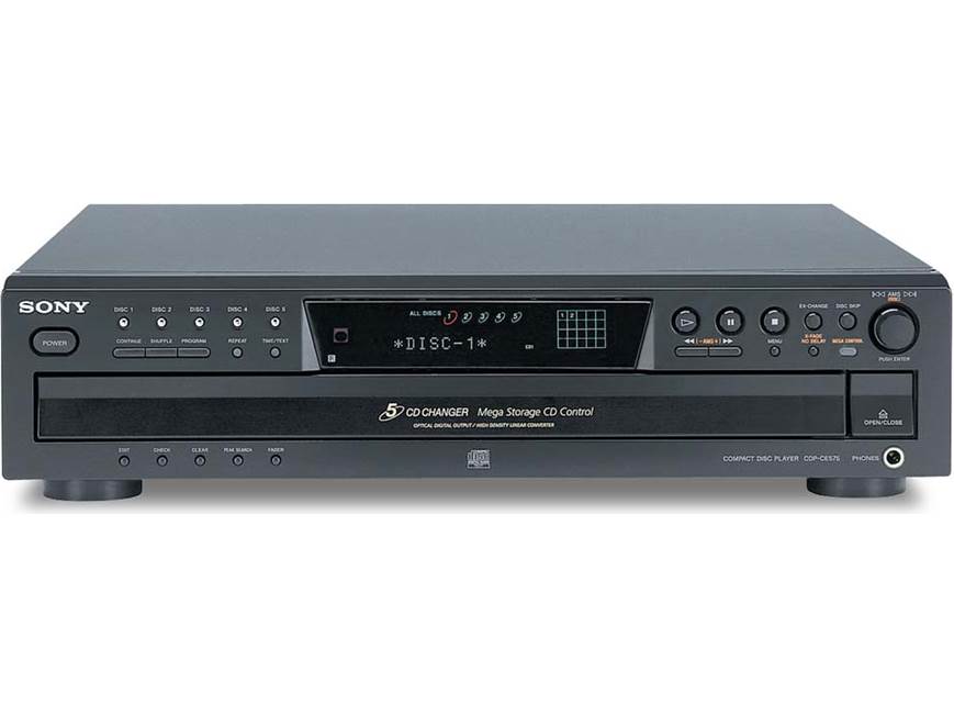 Sony CDP-CE575 5-CD changer at Crutchfield