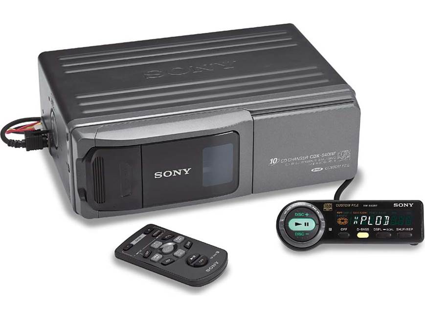 Sony CDX-540RF 10-disc Add-on FM CD Changer at Crutchfield