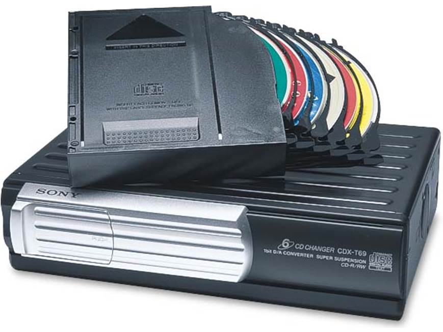 Sony CDX-T69 6-disc CD Changer at Crutchfield