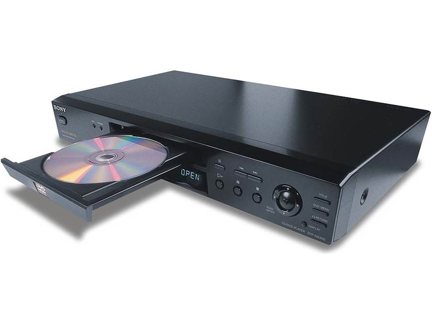 Sony DVP-NS300B Black DVD/CD Player w/Component Video at Crutchfield
