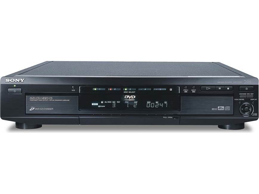 Sony DVP-C660 5-disc carousel DVD/CD changer at Crutchfield