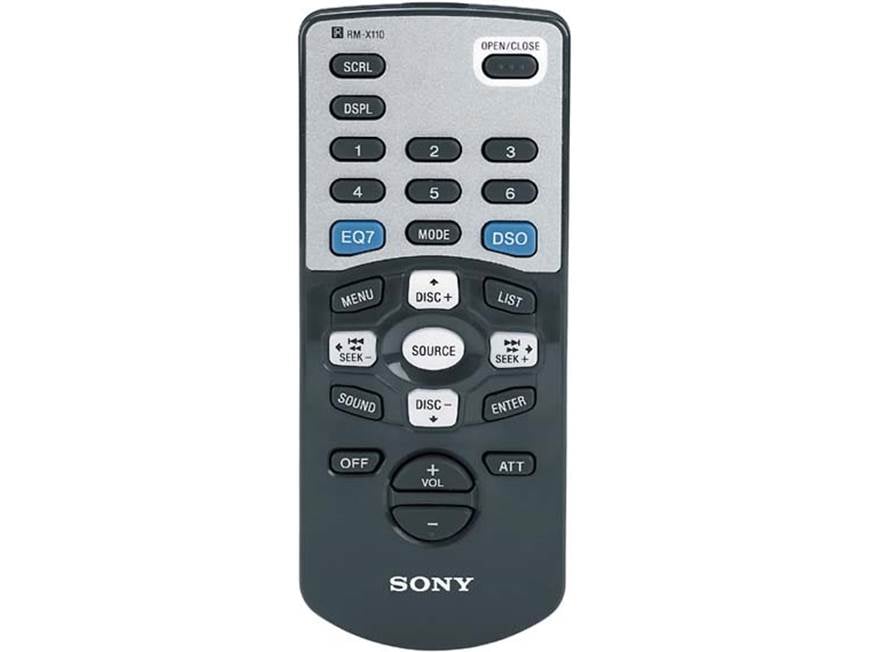 Sony CDX-M800 CD Receiver with CD Changer Controls at Crutchfield