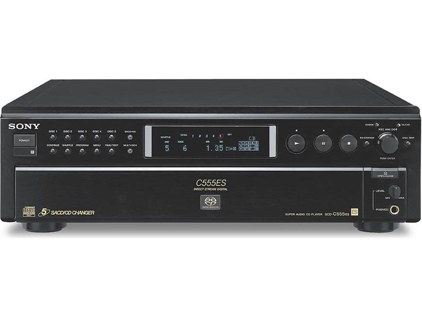 Sony ES SCD-C555ES 5-disc SACD/CD changer with multichannel SACD