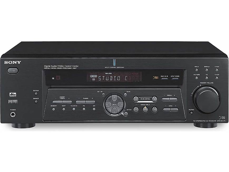Sony STR-DE475 A/V receiver with Dolby Digital and DTS at Crutchfield