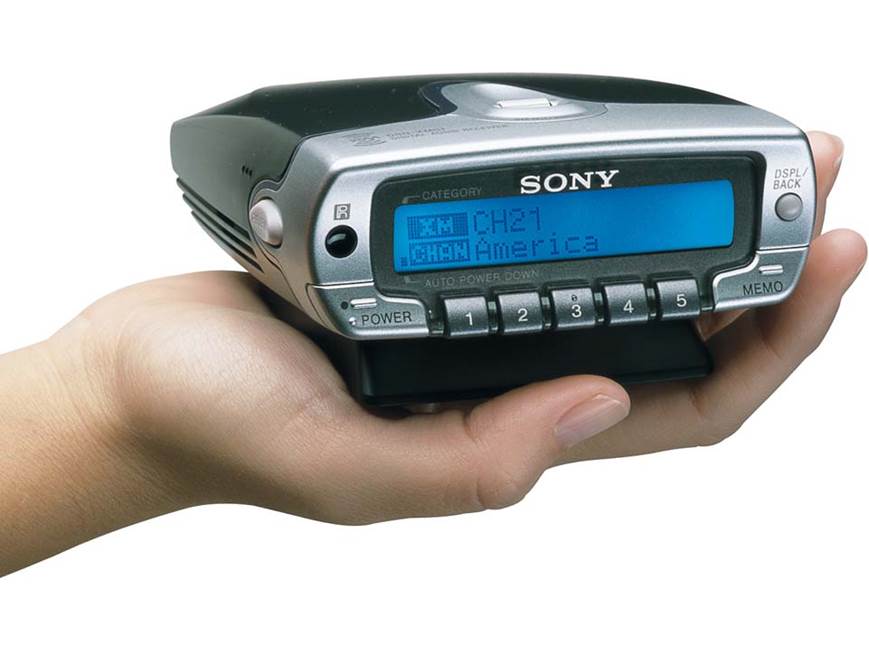 Sony DRN-XM01H XM digital satellite radio — home bundle at Crutchfield