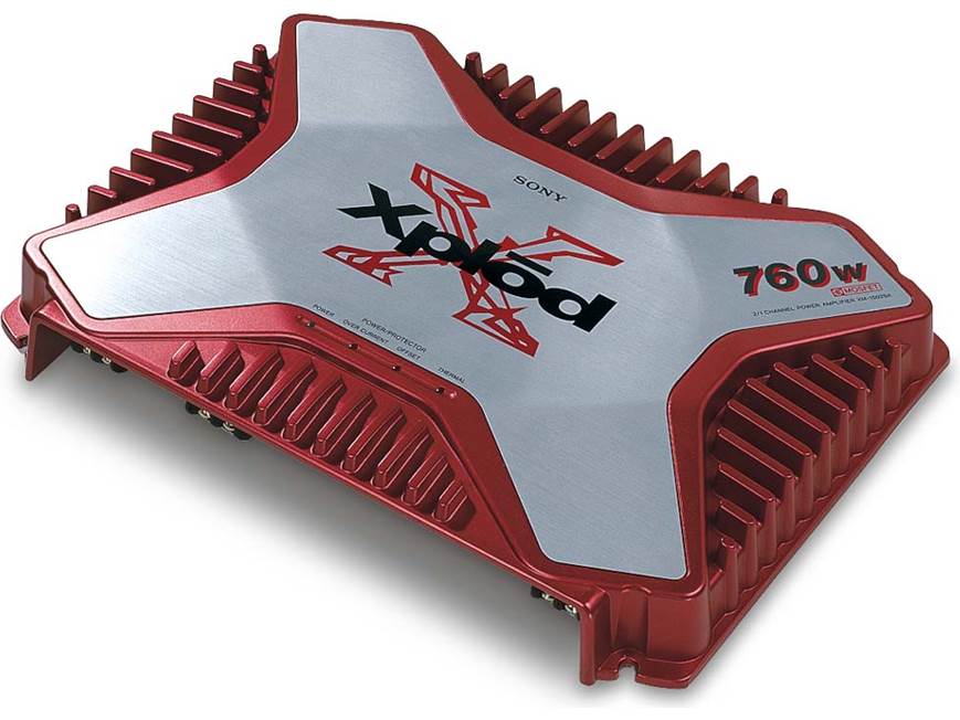 最大出力760w ソニー ステレオアンプ XM-1502SX Sony XM-1502SX 150W x 2 Car Amplifier at Crutchfield