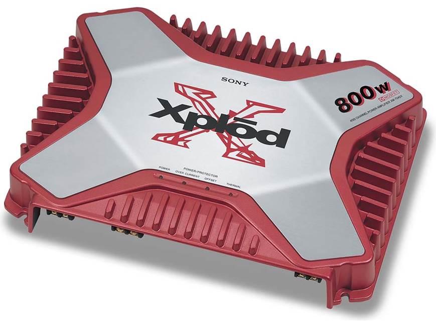 Sony XM-754SX 75W x 4 Car Amplifier at Crutchfield