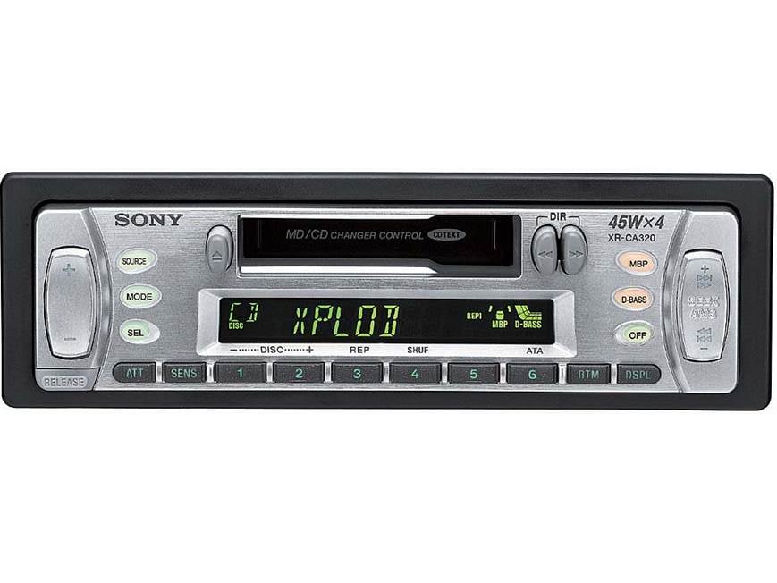 Sony XR-CA300 Cassette Receiver with CD Changer Controls at