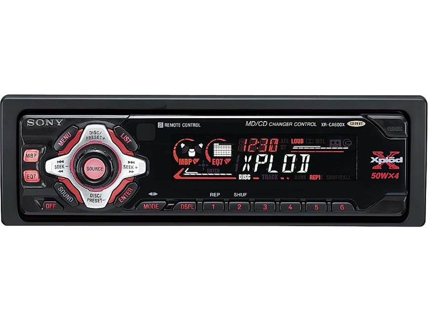 Sony XR-CA600X Cassette Receiver with CD Changer Controls at