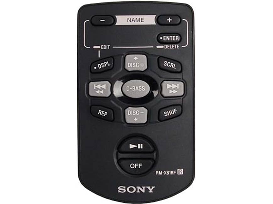 Sony CDX-540RF 10-disc Add-on FM CD Changer at Crutchfield