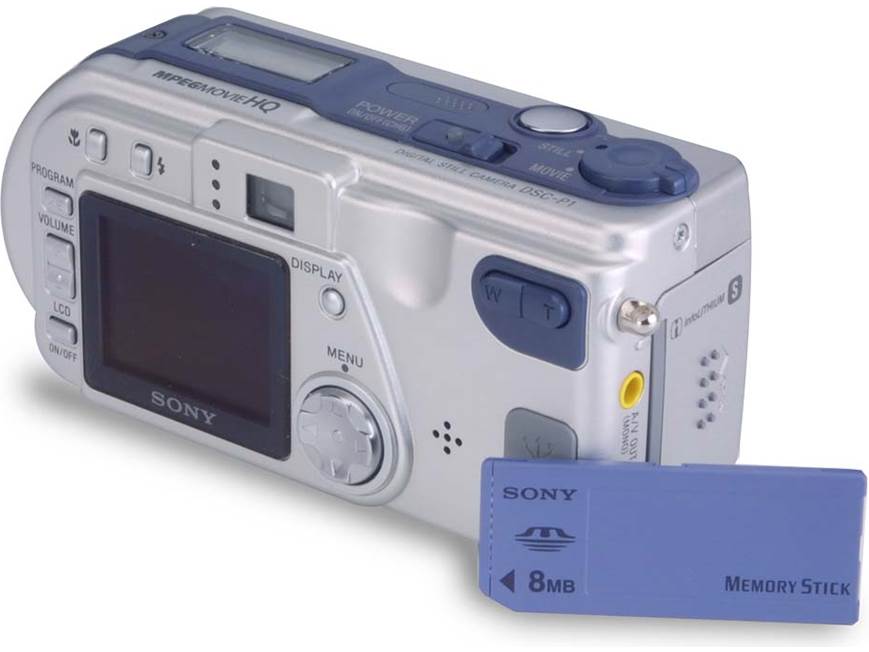 Sony DSC-P1 Cyber-shot® digital camera with Memory Stick® at