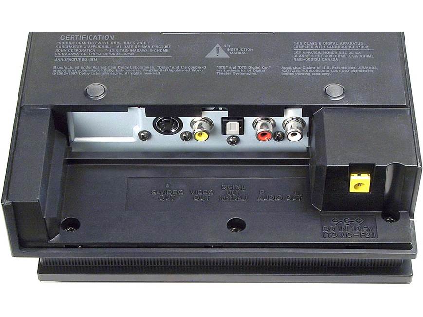 Sony DVP-F21 (Silver) 3-position DVD/CD player (Silver) at Crutchfield