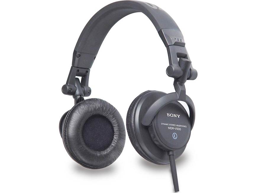 Sony MDR-V500DJ Studio Monitor headphones at Crutchfield