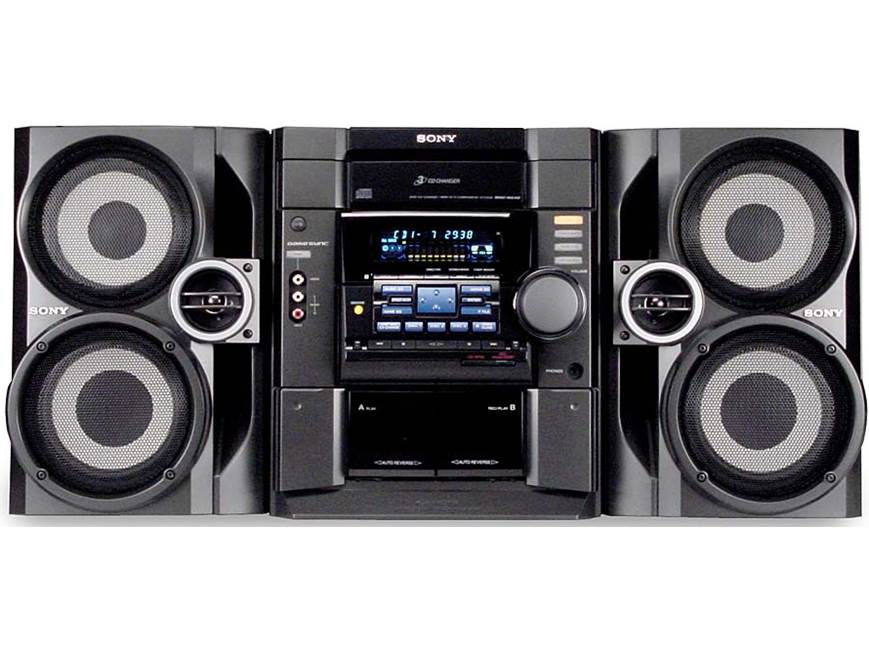 Sony MHC-RG40 3-CD changer system at Crutchfield