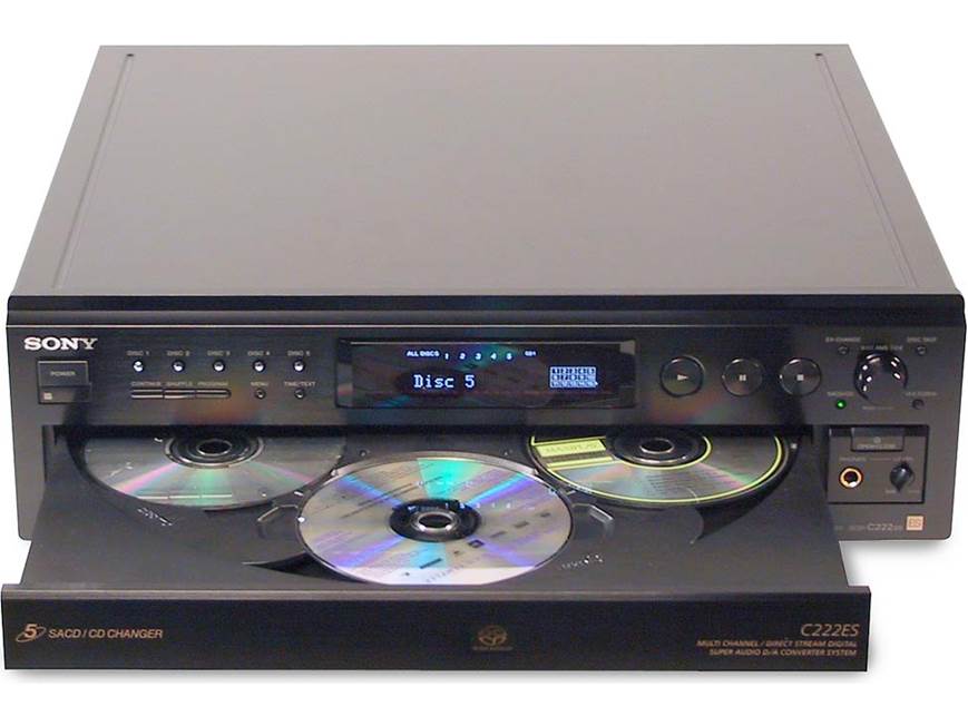 Sony SCD-C222ES Multichannel SACD 5-disc changer at Crutchfield
