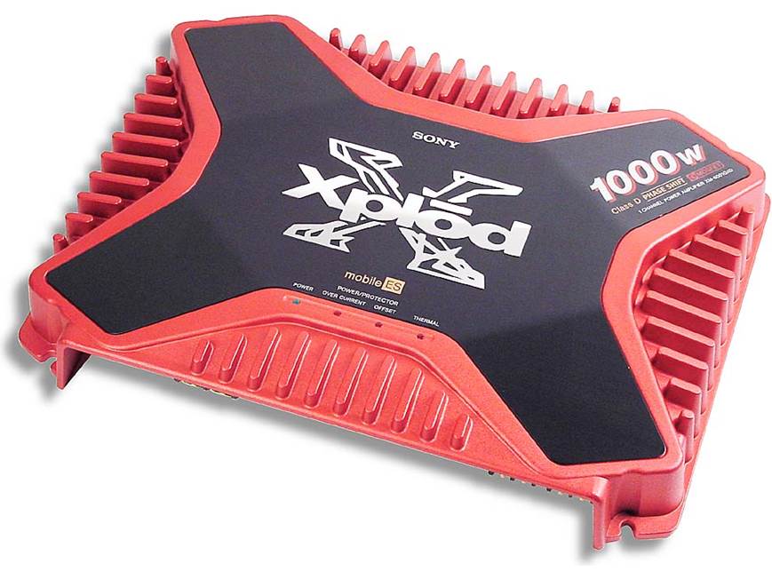 Sony ES XM-6001GXD 300W x 1 Car Amplifier at Crutchfield