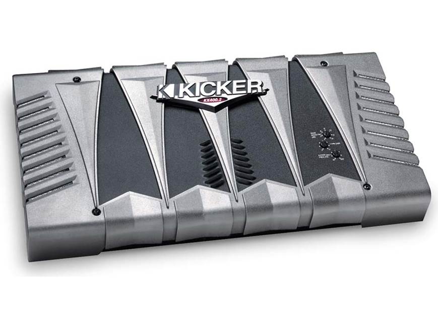 Kicker KX400.2 100W x 2 Car Amplifier at Crutchfield