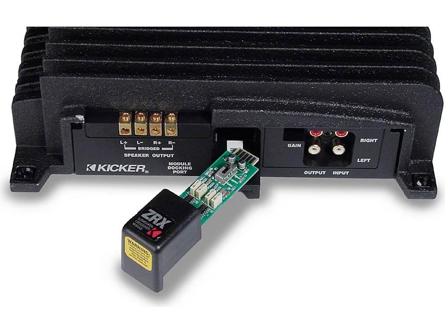 Kicker ZR1000 250W x 2 Car Amplifier at Crutchfield