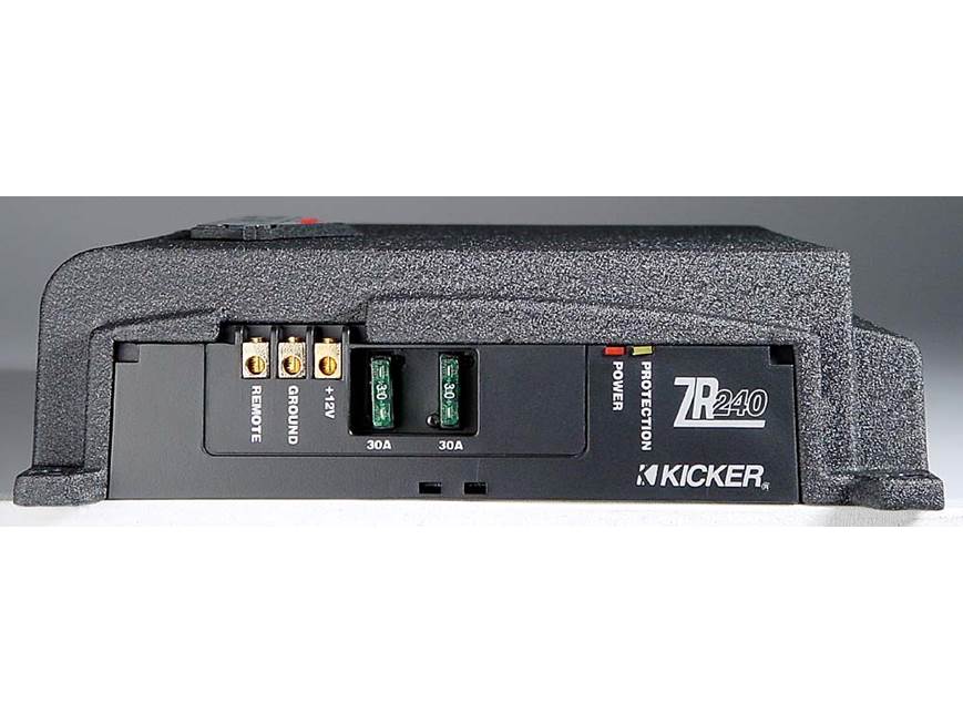 車のパーツ kicker zr240 Kicker ZR240 Old School Power Amplifier Amp Vintage Confirmed