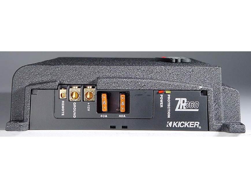 Kicker ZR360 90W x 2 Car Amplifier at Crutchfield