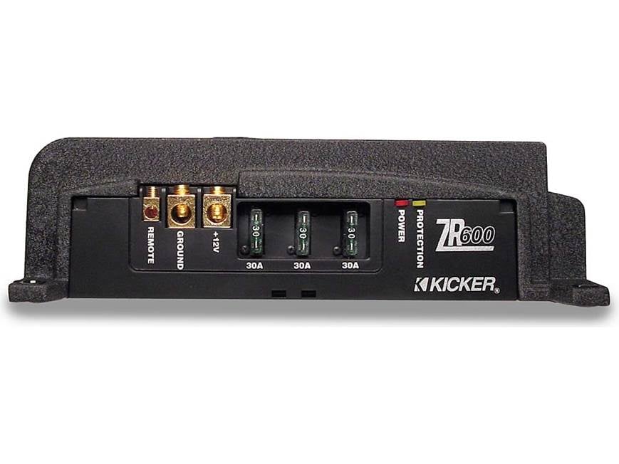 カーオーディオ KICKER ZR600 ZRX Kicker ZR600 150W x 2 Car Amplifier at Crutchfield