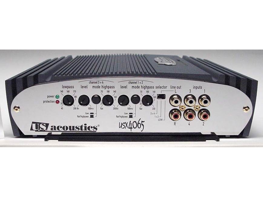 US acoustics USX-4065 65W x 4 Car Amplifier at Crutchfield
