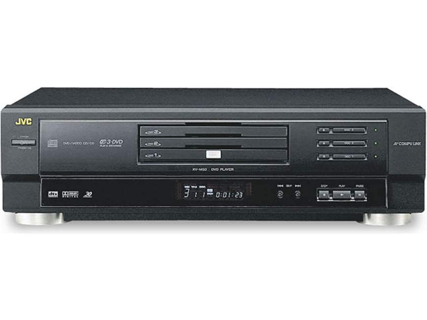 JVC XV-M50BK 3-disc DVD/CD changer at Crutchfield
