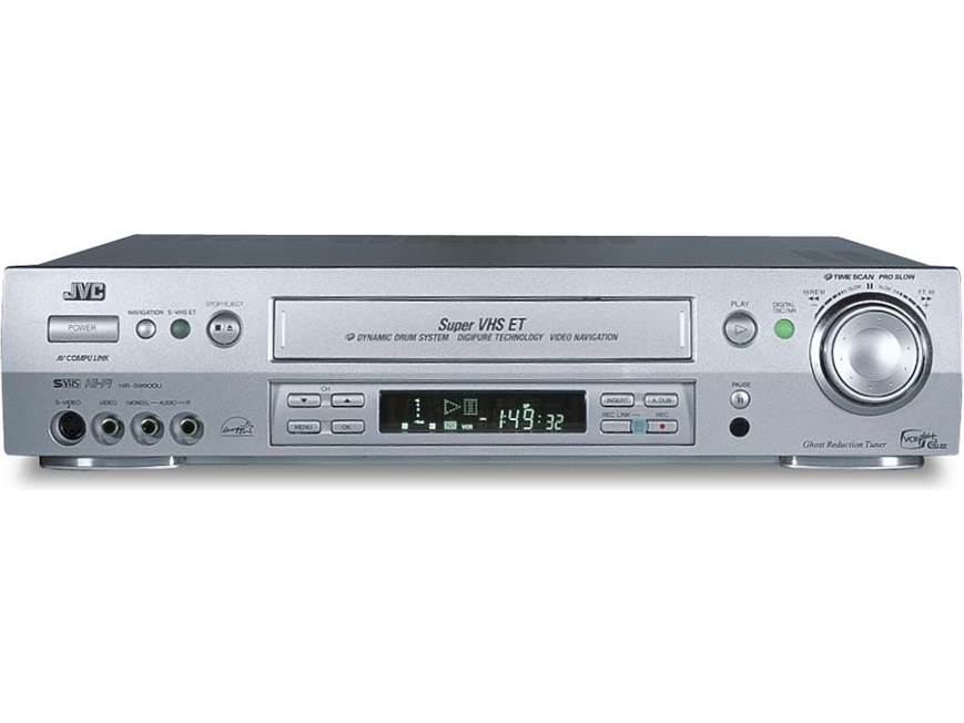 JVC HR-S5967EK SUPER VHS ET VHS VCR Video Cassette Player Recorder Work