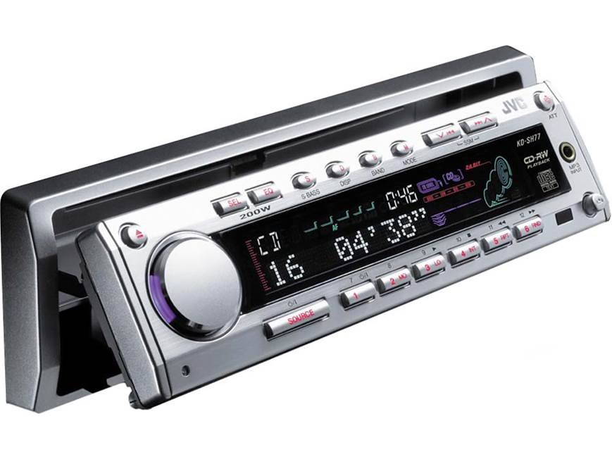 ｃｄ2 JVC digifine2.1 KD-SH77 CD Receiver with CD Changer Controls at