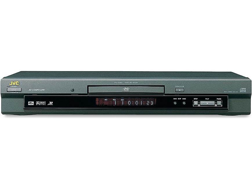 JVC XV-S40BK / XV-S45GD (Black) DVD/CD players (Black) at Crutchfield