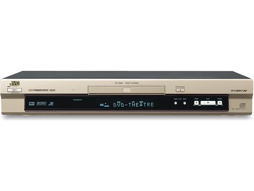 JVC XV-S60BK / XV-S65GD (Black) DVD/CD player with progressive