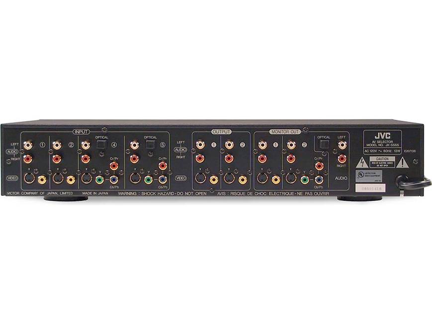 JVC JX-S555 A/V source selector with component video switching at
