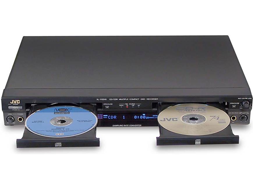 JVC XL-R2010 1 CD + 1 CD-R/RW recorder/changer at Crutchfield