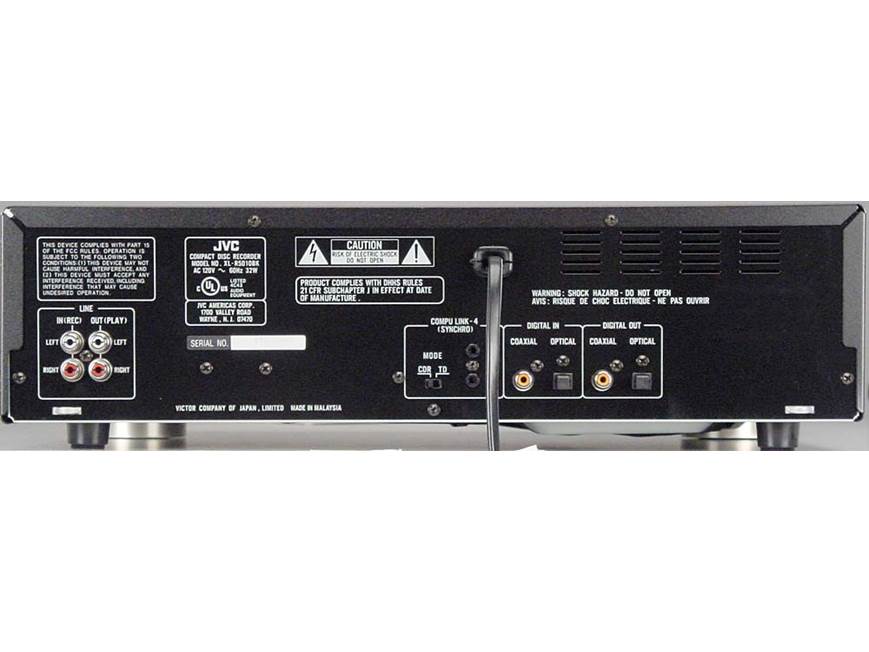 JVC XL-R5010 3-CD + 1-CD-R/RW recorder/changer at Crutchfield