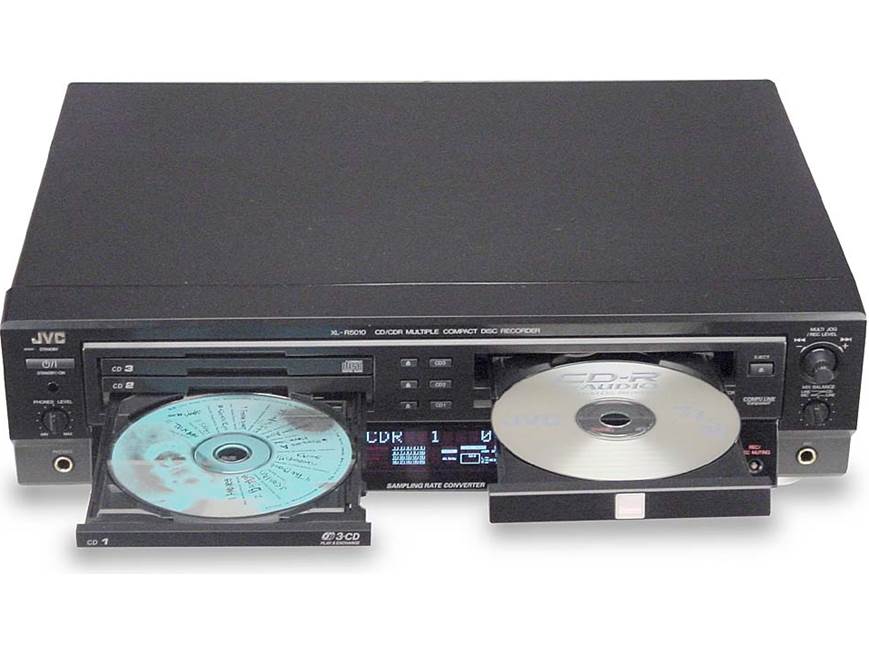 JVC XL-R5010 3-CD + 1-CD-R/RW recorder/changer at Crutchfield