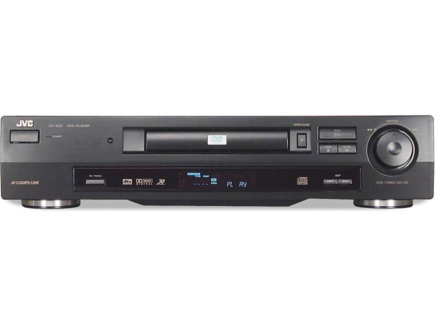 JVC XV-523/525BK (Black) DVD/CD player (Black) at Crutchfield