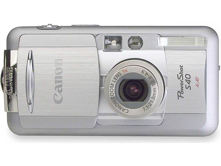 Canon PowerShot S40 Digital camera with CompactFlash card at