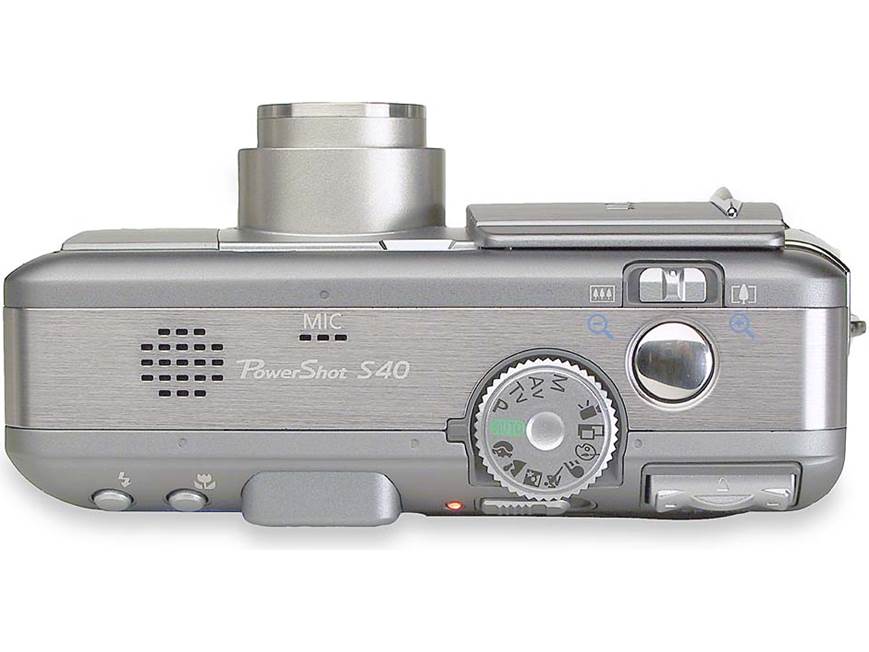 Canon PowerShot S40 Digital camera with CompactFlash card at