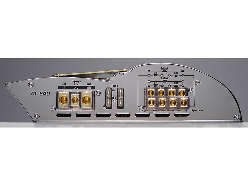 uページ Profile Clarus CL640 75W x 4 Car Amplifier at Crutchfield