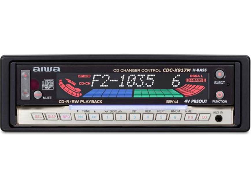Aiwa CDC-X917M CD Receiver with CD Changer Controls at Crutchfield